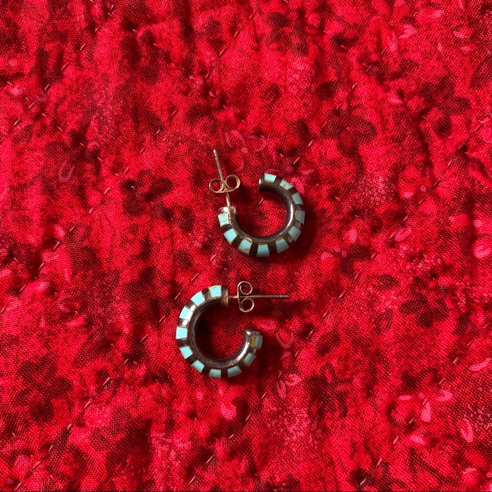 Silver & Turquoise Earrings